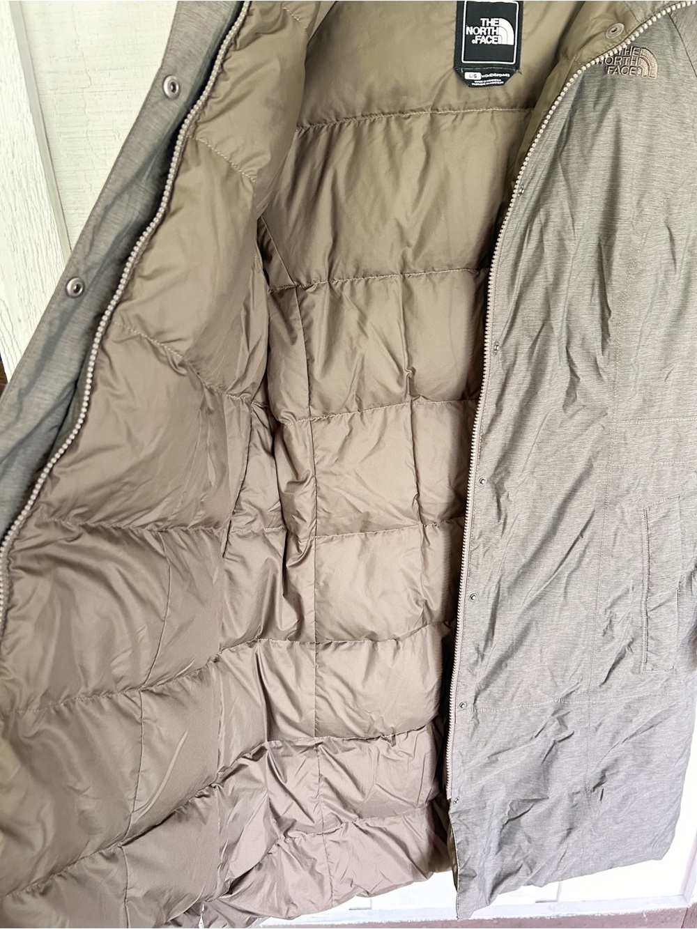 The North Face Arctic Goose Down Parka Gray size large - Picture 7 of 8